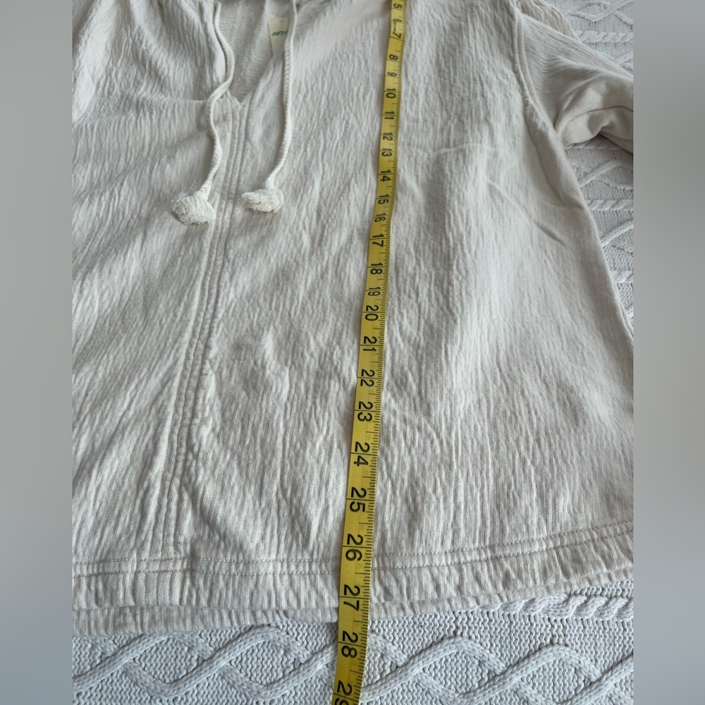 Aerie Cream Pullover Oversized Top Women’s Size Small - Picture 12 of 13